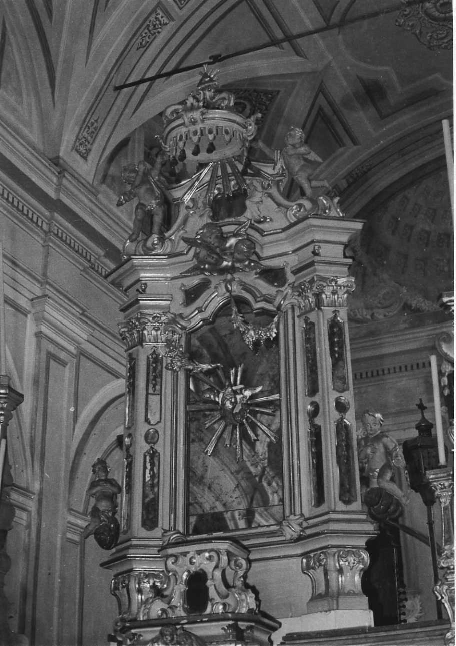 baldacchino d'altare, opera isolata - bottega biellese (ultimo quarto sec. XVIII)