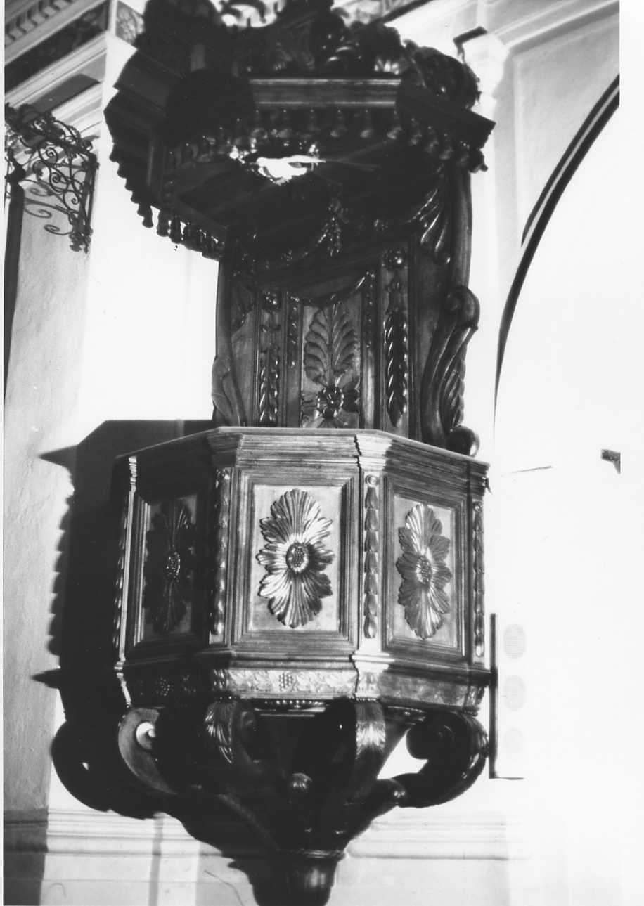pulpito, opera isolata di Serpentiere Pietro Antonio (bottega) (ultimo quarto sec. XVIII)