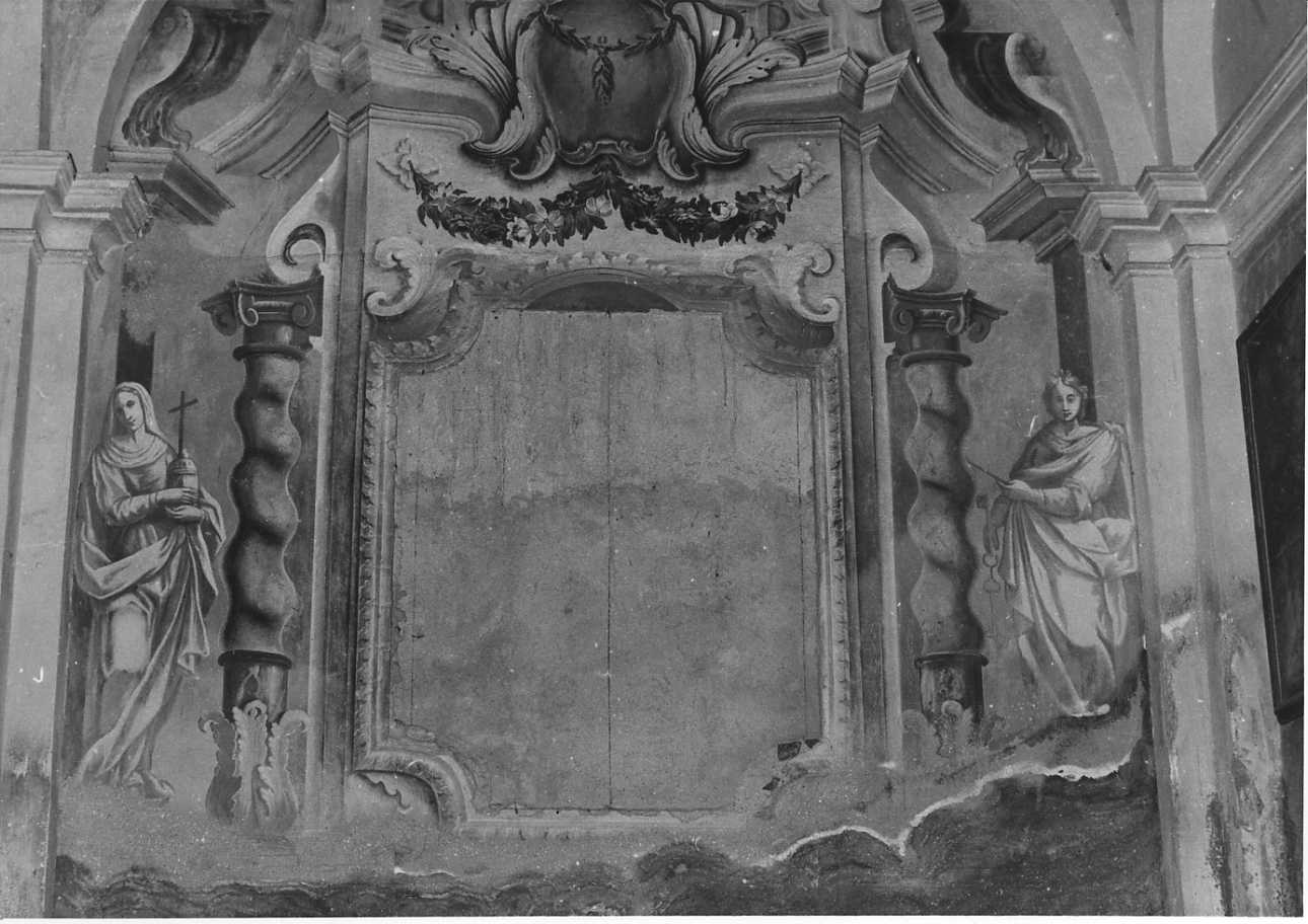 architettura illusionistica con Sante (decorazione pittorica, opera isolata) di Pieraccini (bottega) (sec. XVIII)