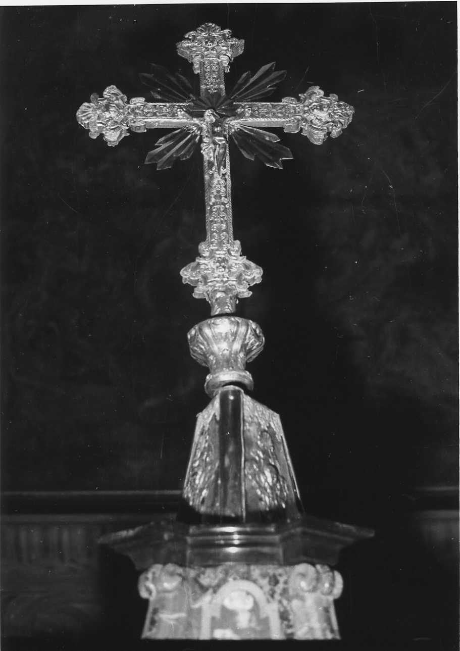 Cristo crocifisso (croce processionale, opera isolata) - bottega biellese (sec. XIX)