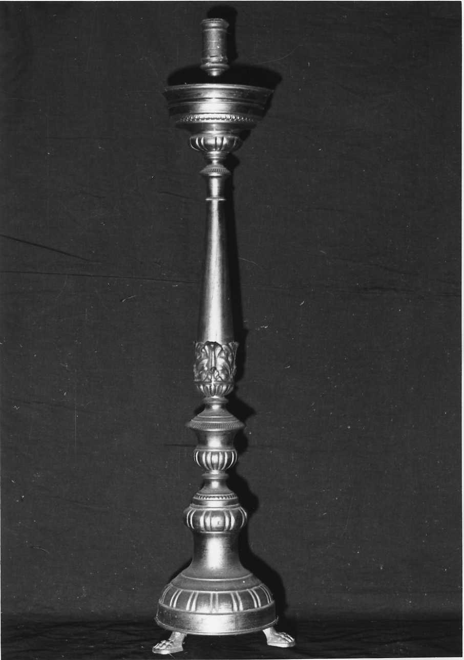 candelabro, serie - bottega biellese (sec. XIX)