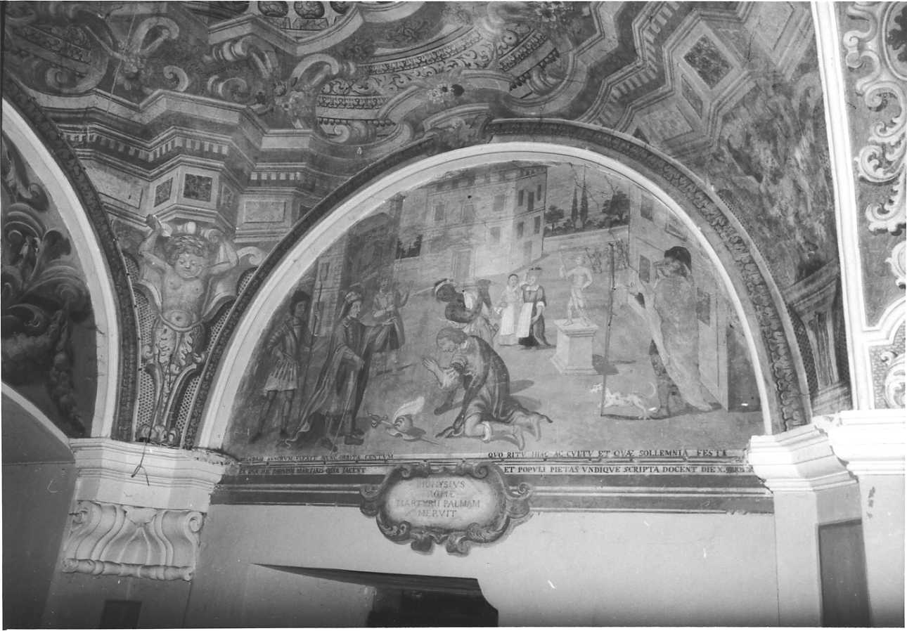 martirio di San Dionisio (dipinto, opera isolata) di Lace Pietro (fine sec. XVII)