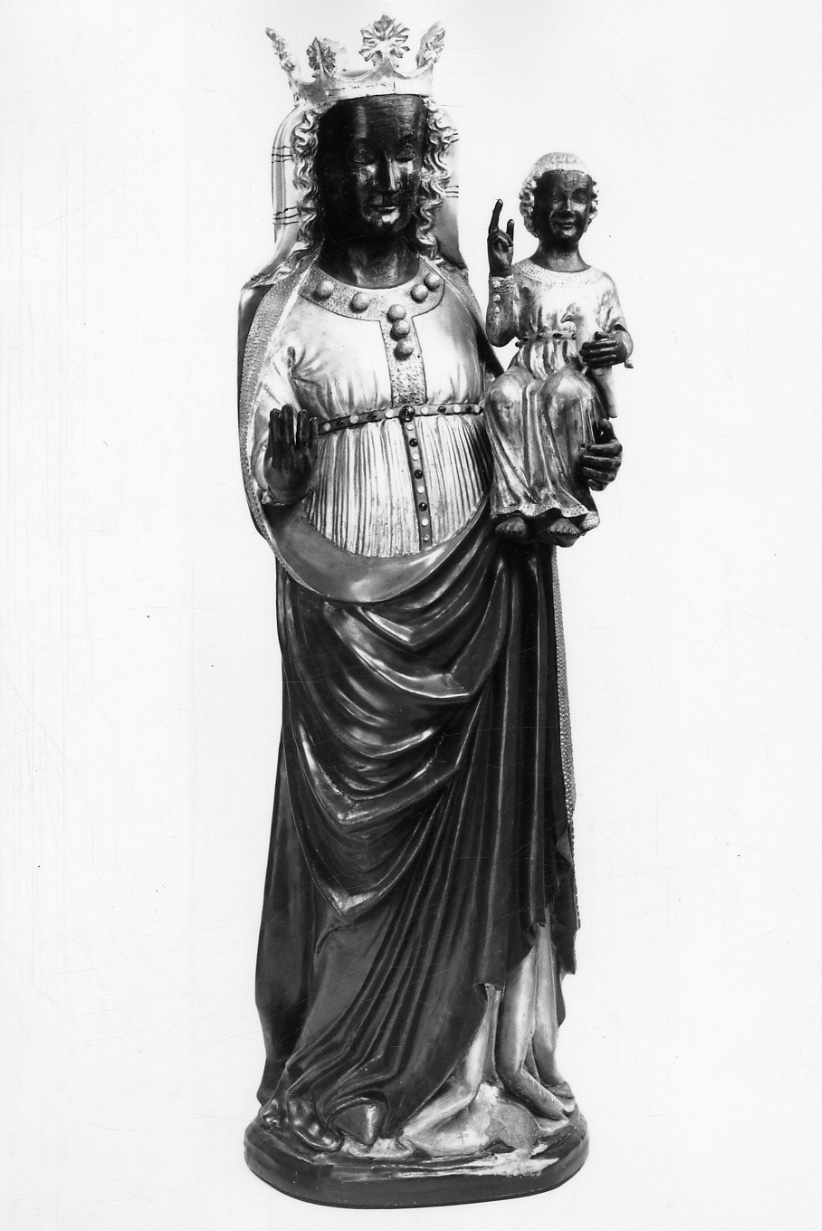 Madonna di Oropa con il Bambino (statua, opera isolata) - ambito valdostano (seconda metà sec. XVIII)