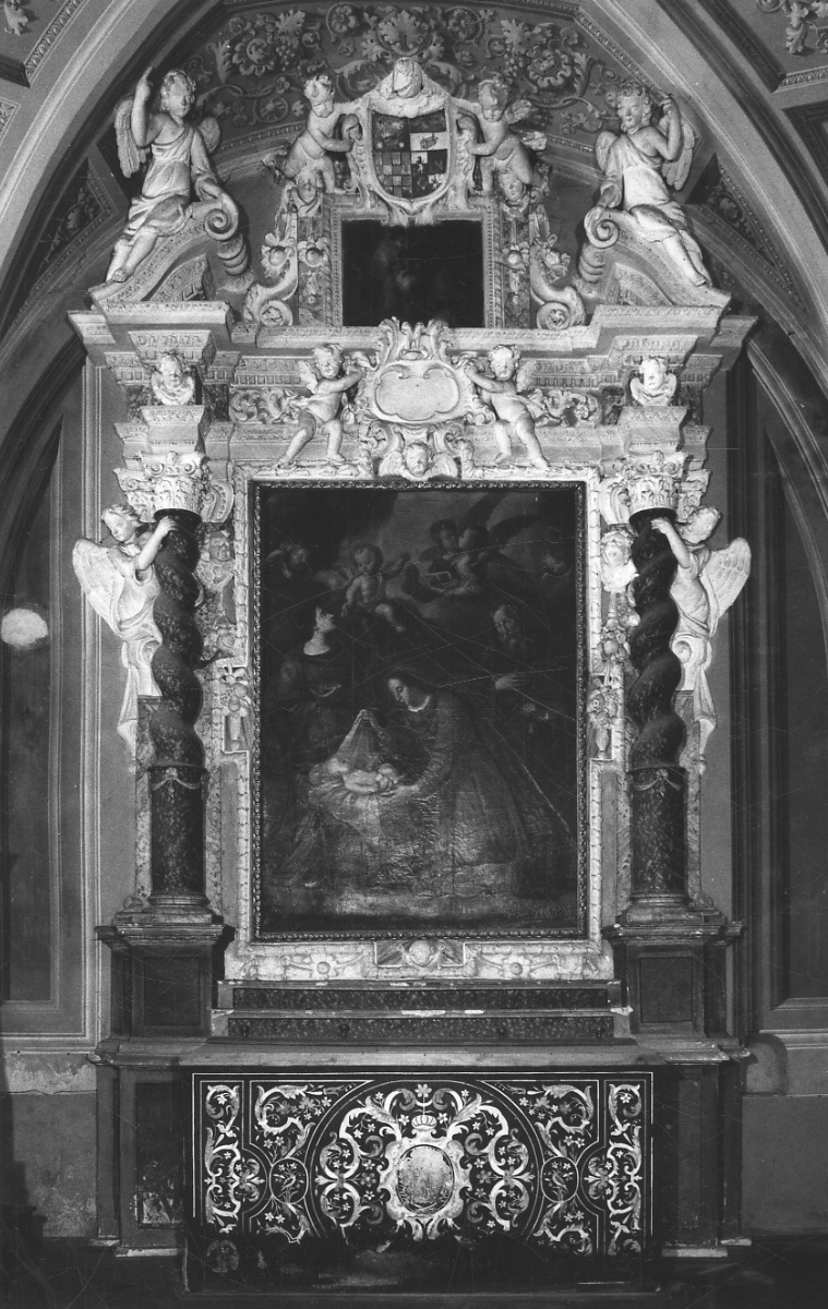 altare, opera isolata - bottega lombardo-ticinese (ultimo quarto sec. XVII)