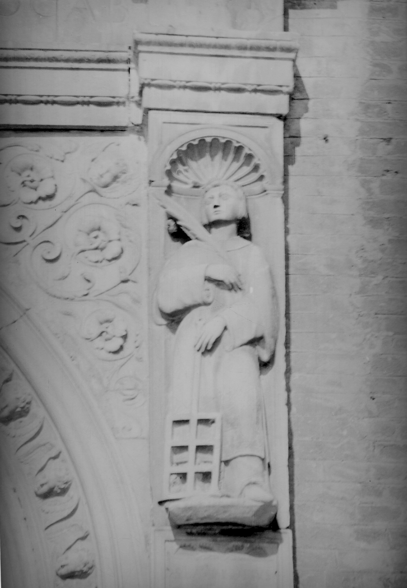 San Lorenzo (statua, opera isolata) di Sanmicheli Matteo (bottega) (secondo quarto sec. XVI)