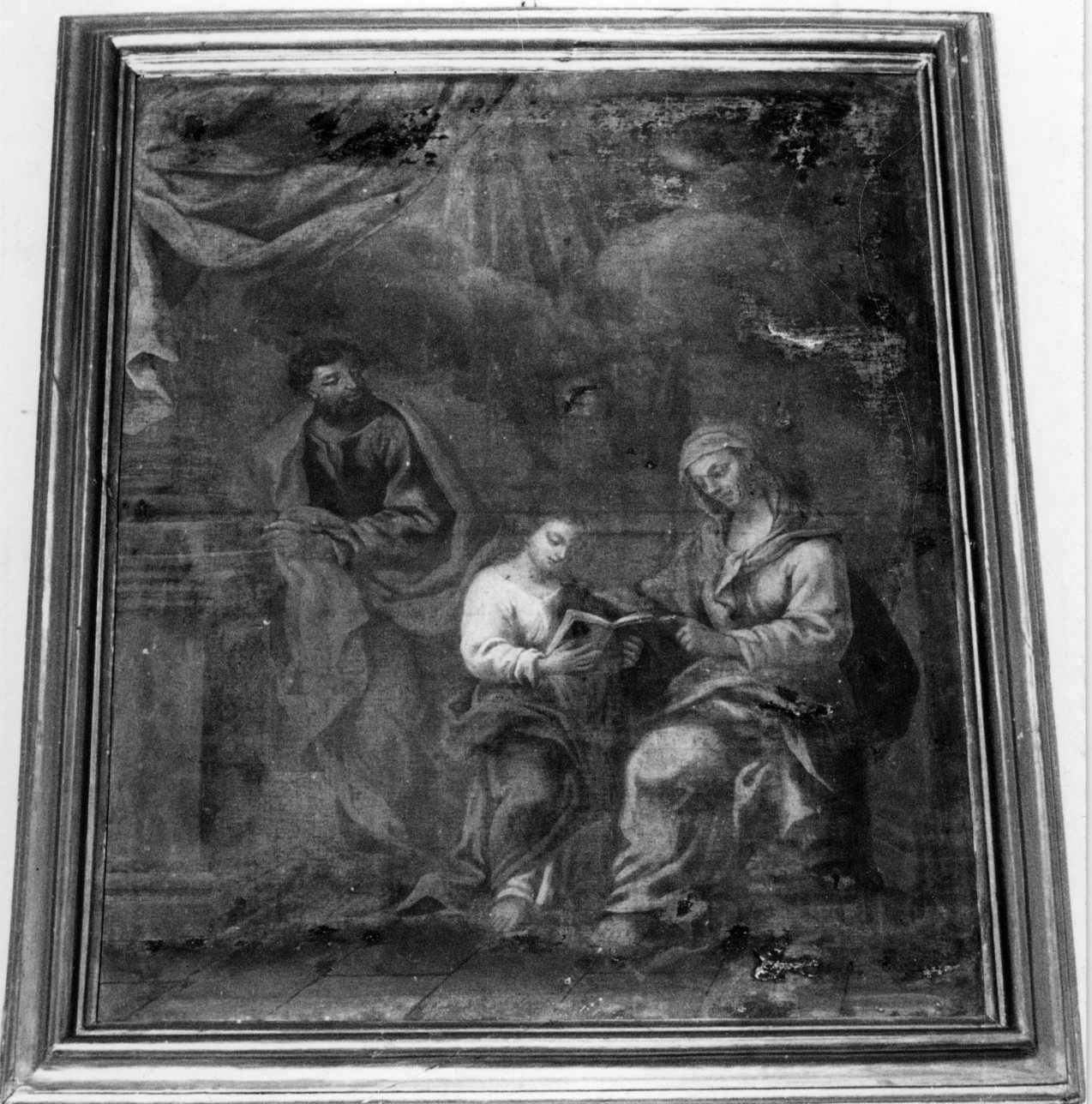 educazione di Maria Vergine (dipinto, opera isolata) - ambito piemontese (metà sec. XVIII)