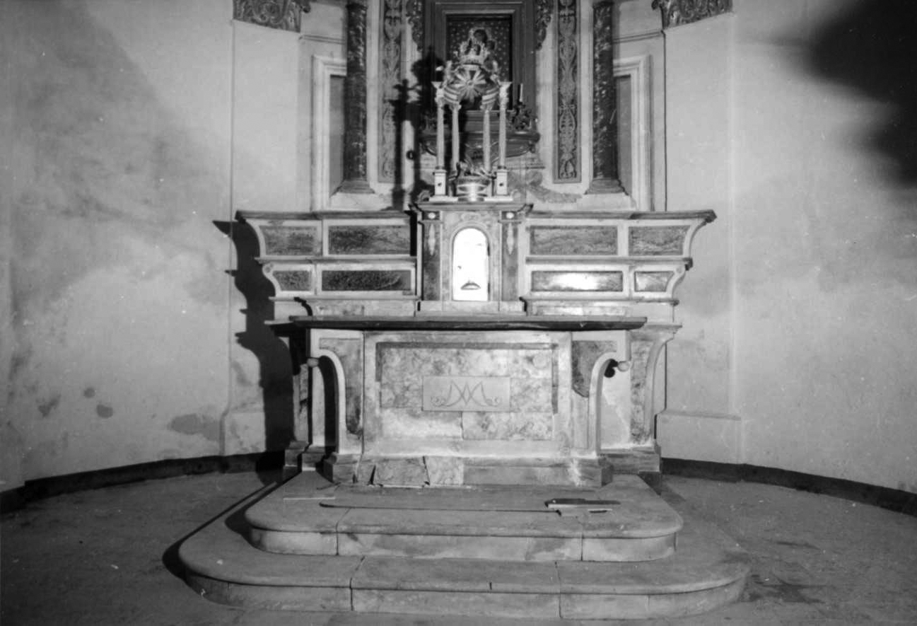 altare maggiore, opera isolata di Casabella Giuseppe (terzo quarto sec. XIX)