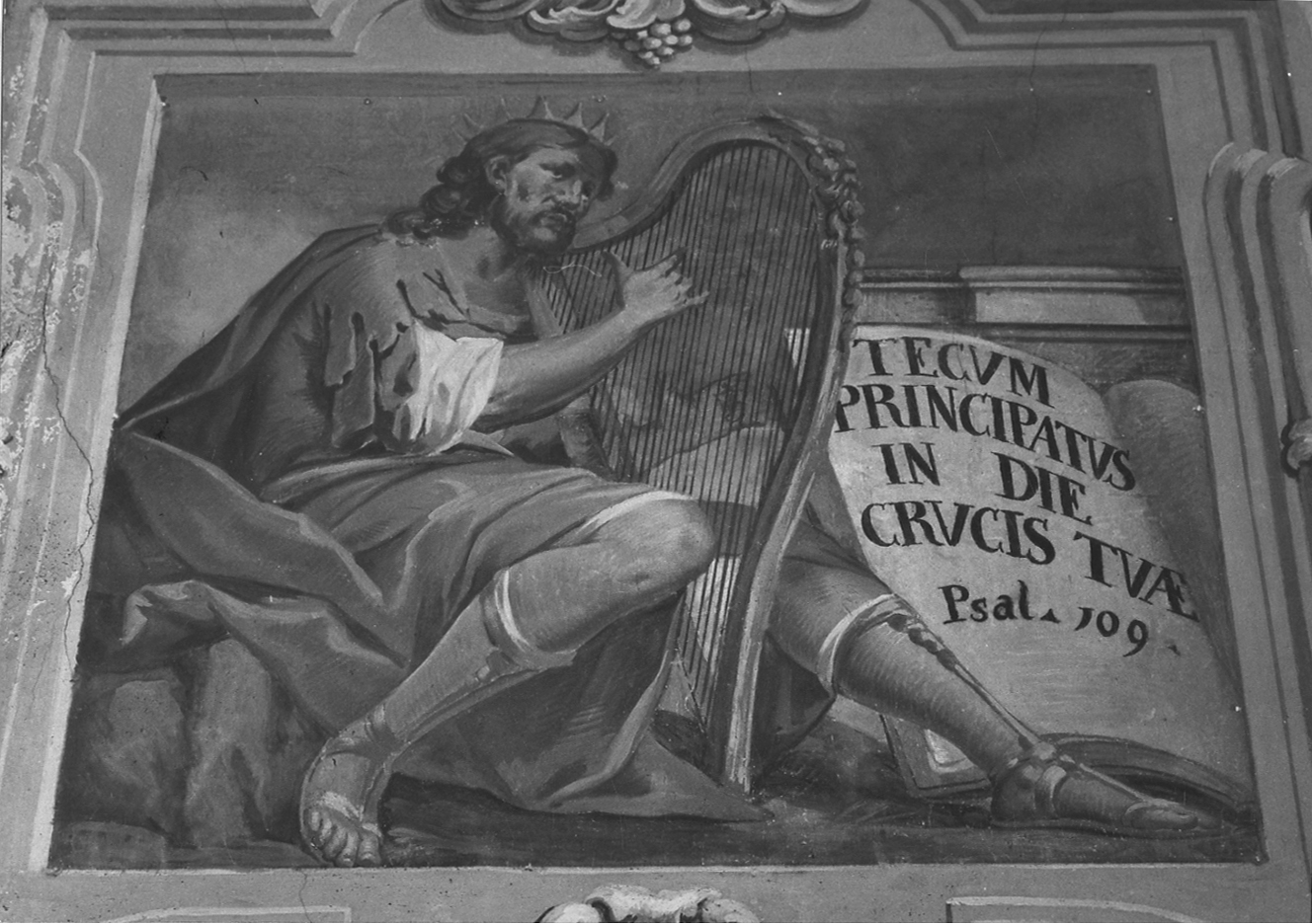 re Davide (dipinto, elemento d'insieme) di Gagini Giovan Francesco (attribuito) (primo quarto sec. XVIII)