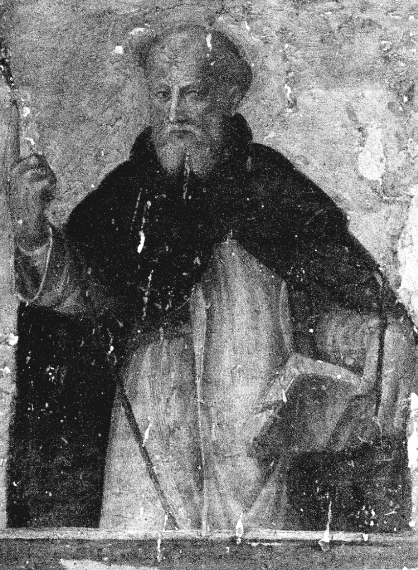 San Domenico (dipinto, elemento d'insieme) - bottega piemontese, ambito piemontese (metà, primo quarto sec. XVI, sec. XVII)