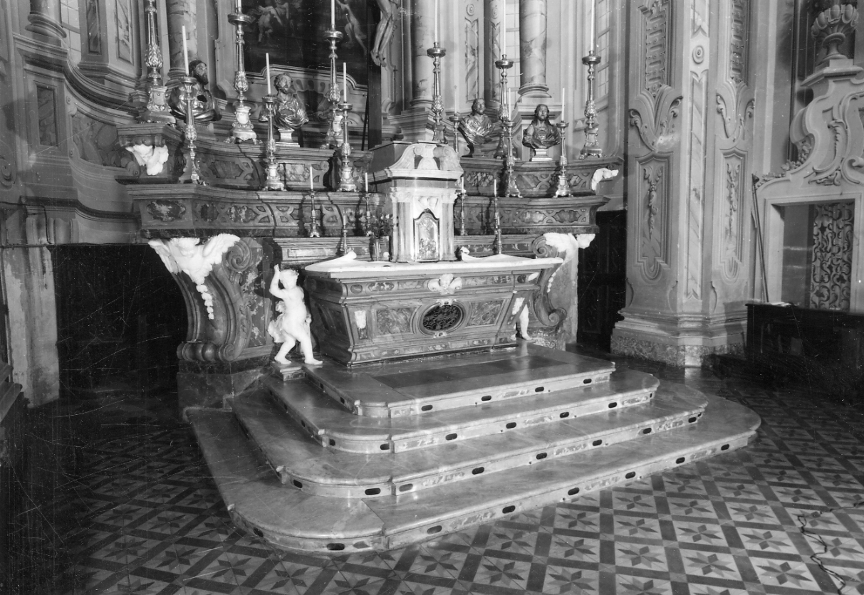 altare maggiore, opera isolata - bottega piemontese (primo quarto sec. XVIII)