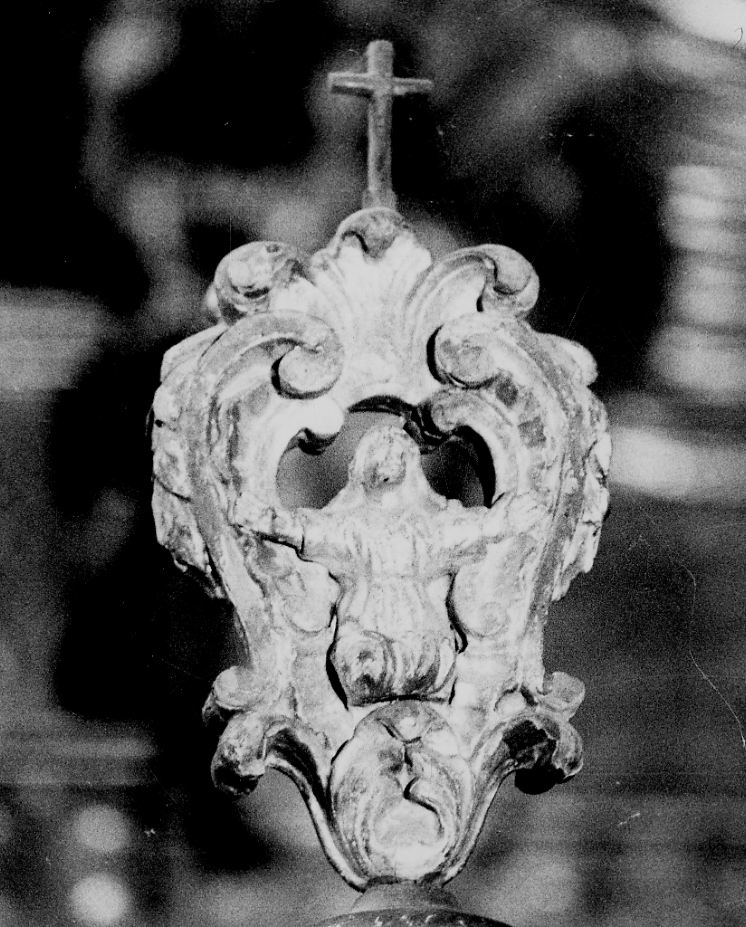 Madonna Immacolata (mazza processionale, serie) di Castagnero Francesco (secondo quarto sec. XVIII)