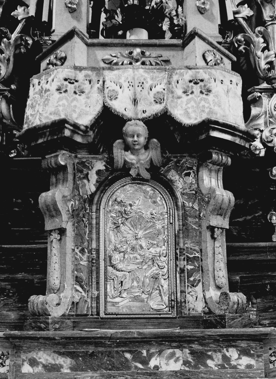tabernacolo, elemento d'insieme di Nolfi Giovanni Battista (metà sec. XVIII)