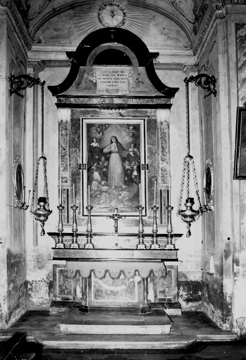altare, opera isolata - bottega piemontese (metà sec. XIX)