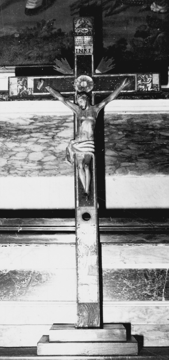 Cristo crocifisso (croce d'altare, opera isolata) - bottega piemontese (sec. XVII)