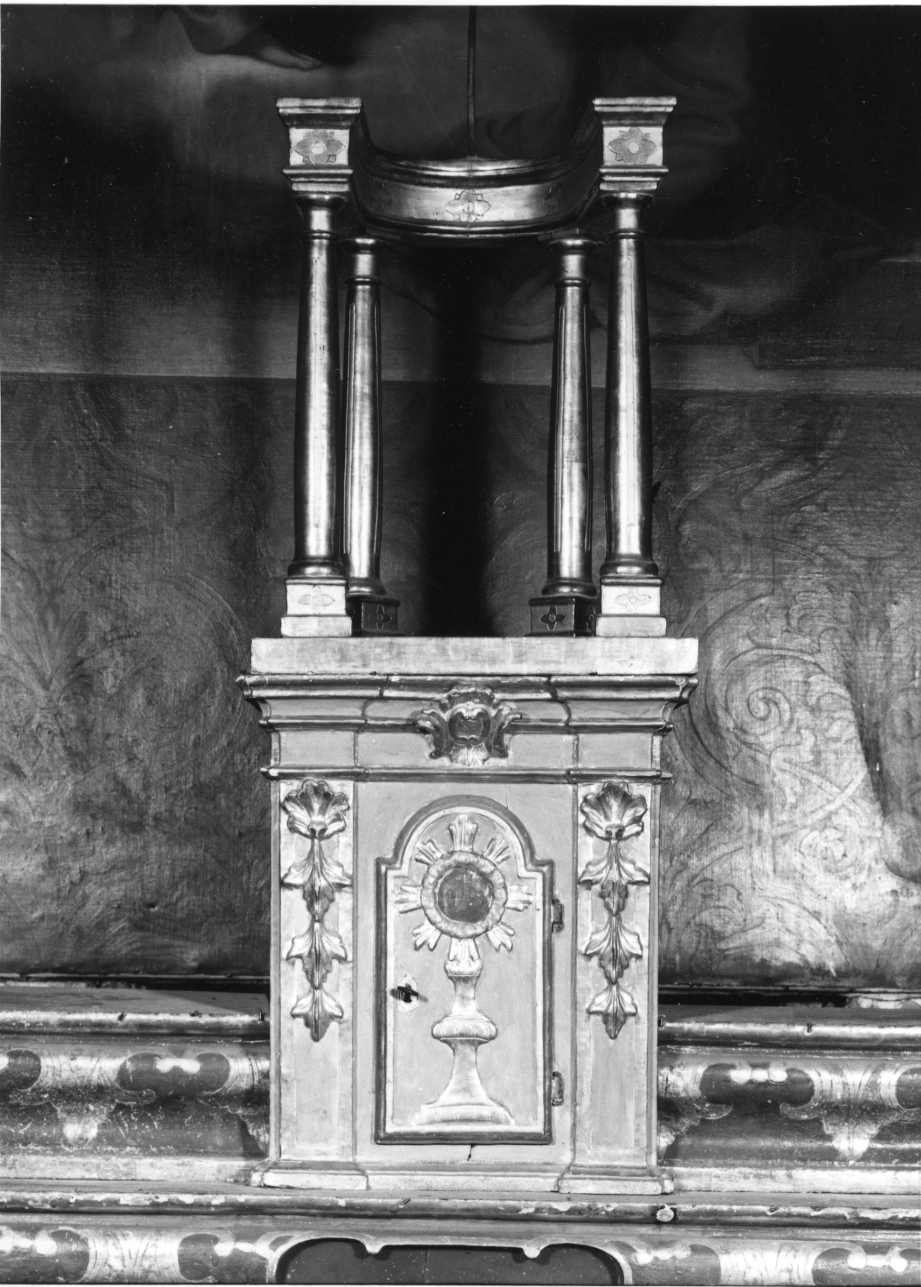 tabernacolo, elemento d'insieme - bottega piemontese (sec. XVIII)