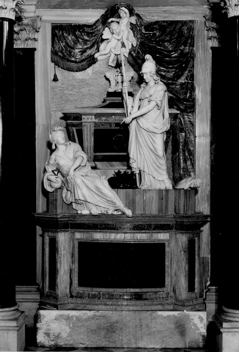 allegoria della Sapienza (scultura, elemento d'insieme) di Collino Filippo, Collino Ignazio (fine sec. XVIII)
