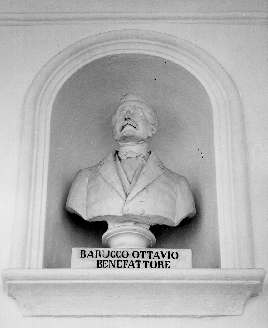 busto ritratto di Ottavio Barucco (statua, opera isolata) - bottega piemontese (sec. XIX)