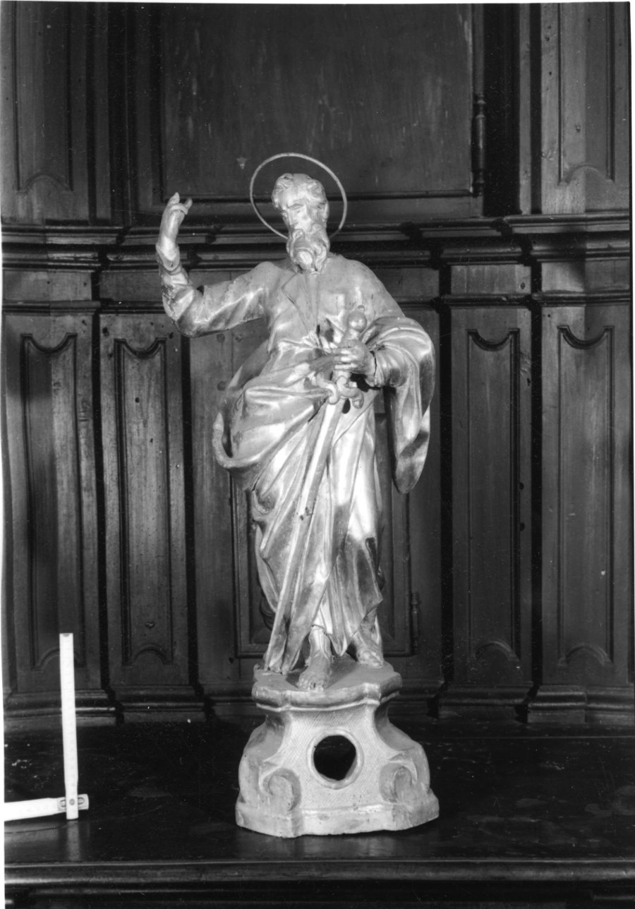 San Paolo (statua, elemento d'insieme) di Clemente Stefano Maria (bottega) (seconda metà sec. XVIII)