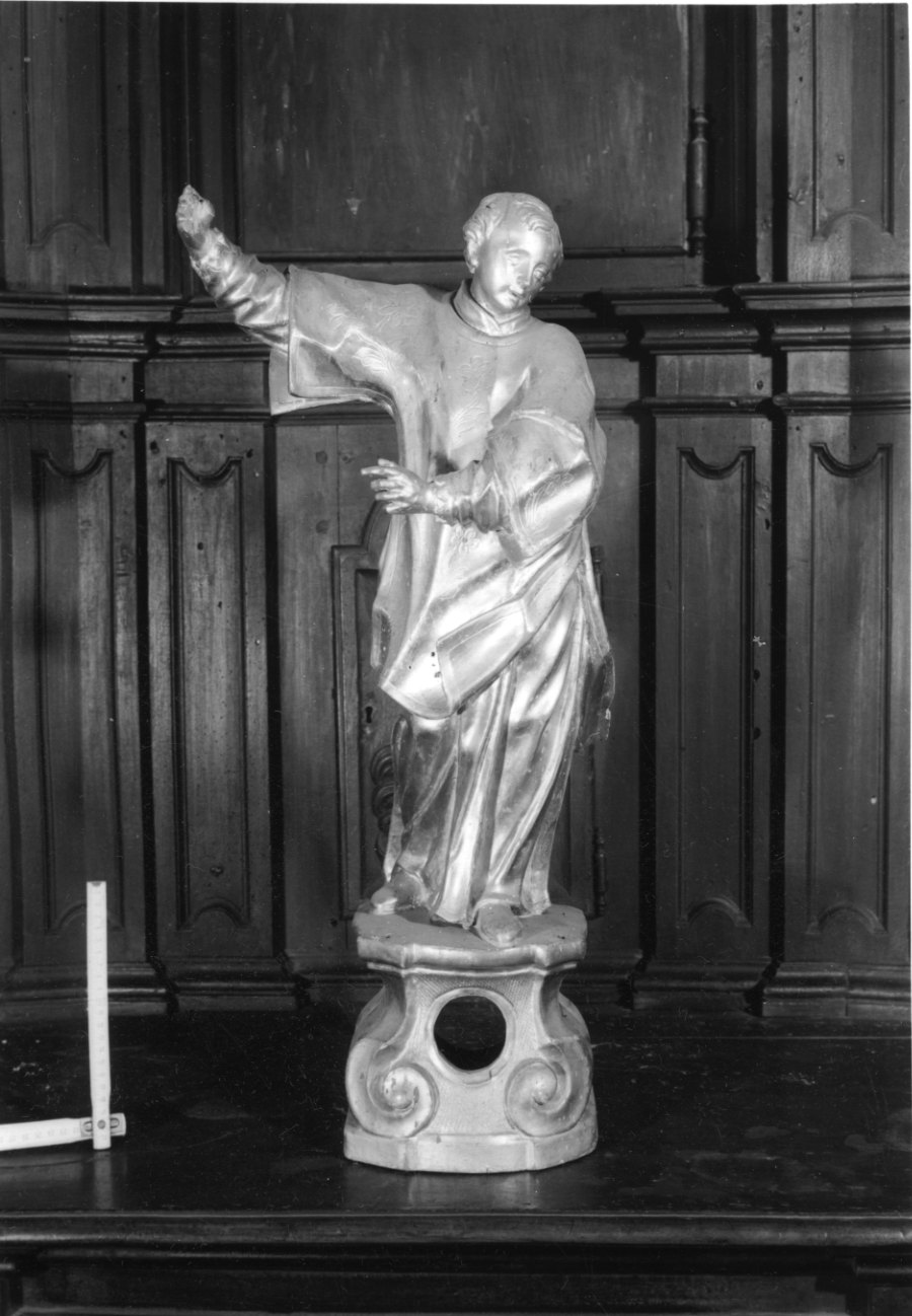 San Lorenzo (statua, elemento d'insieme) di Clemente Stefano Maria (bottega) (seconda metà sec. XVIII)
