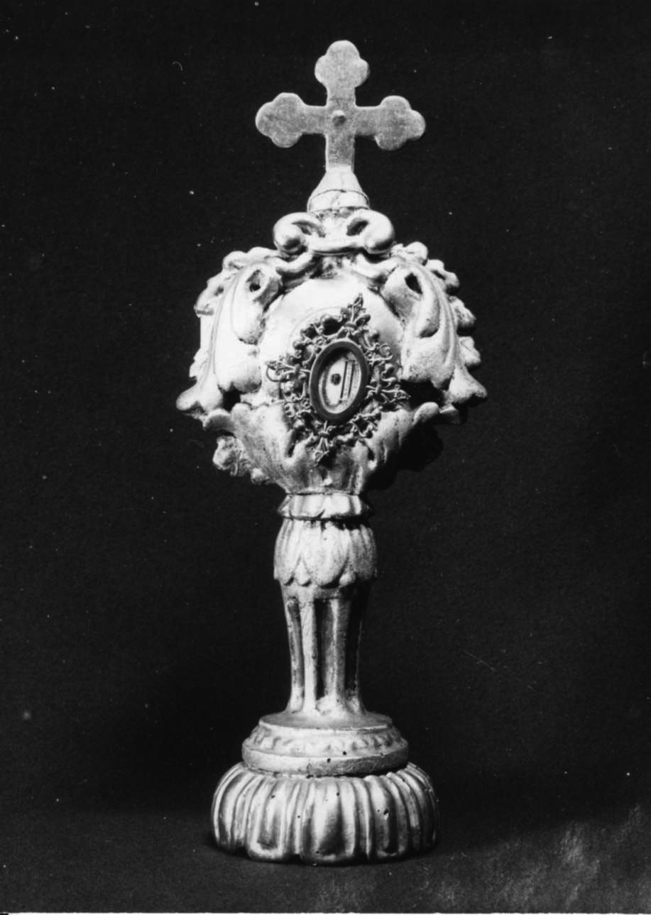 reliquiario - a ostensorio, opera isolata - bottega piemontese (inizio sec. XIX)