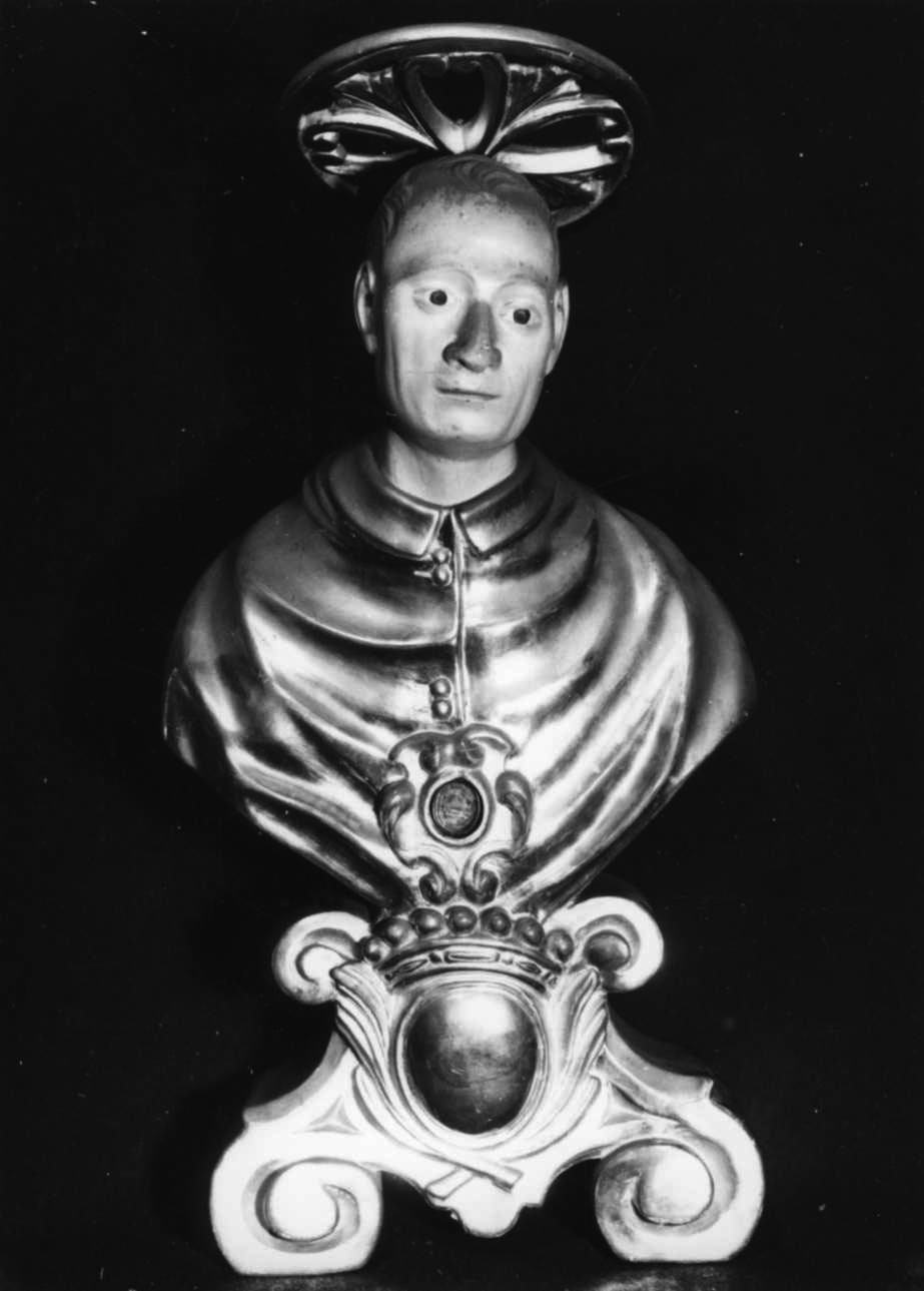 San Carlo Borromeo (reliquiario - a busto, opera isolata) - bottega piemontese (seconda metà sec. XIX)