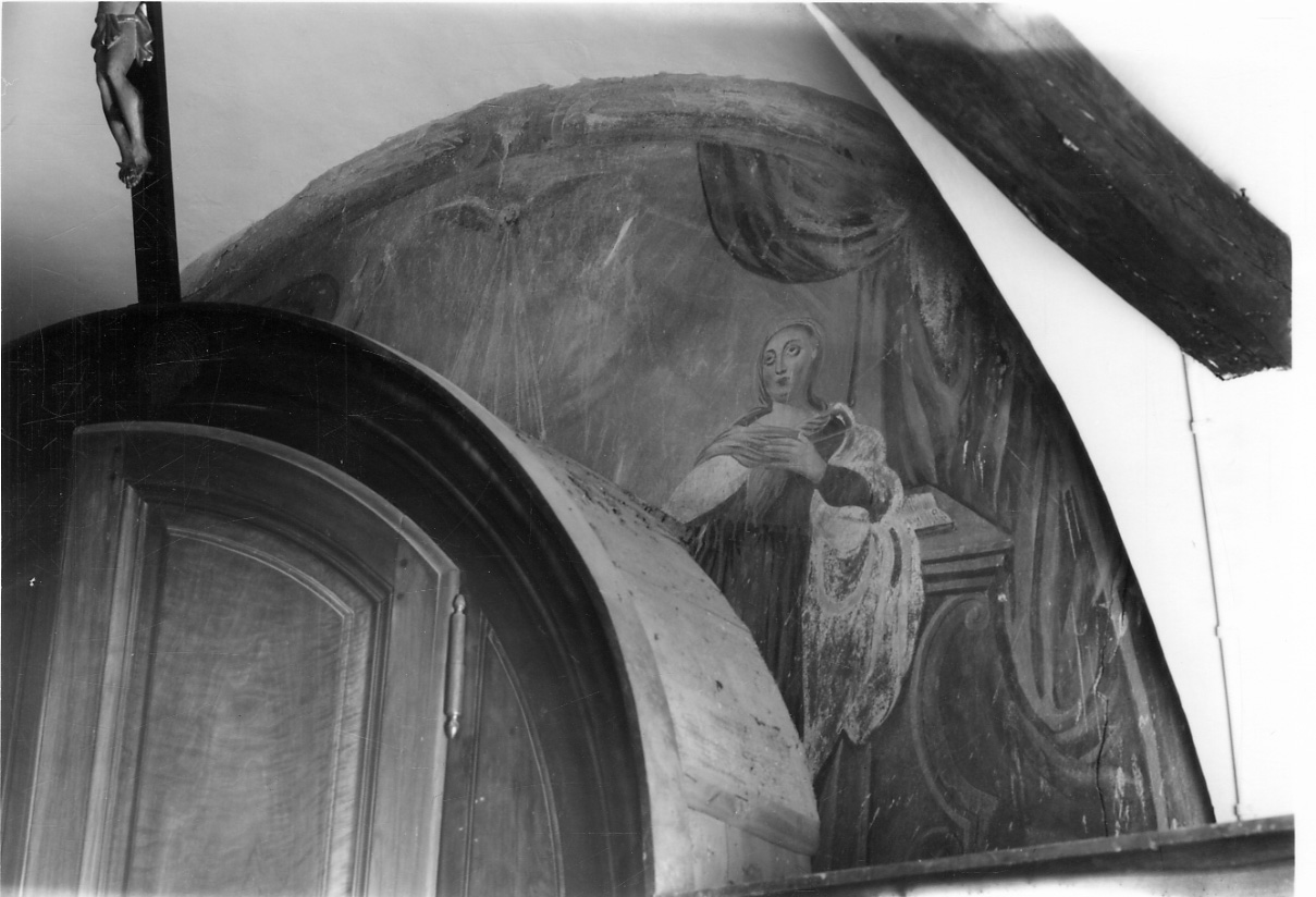 Annunciazione (dipinto, opera isolata) - ambito piemontese (seconda metà sec. XVII)