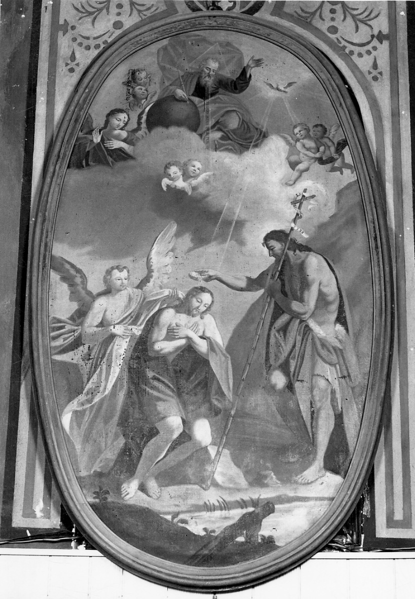 battesimo di Cristo (dipinto, opera isolata) - ambito cuneese (seconda metà sec. XIX)