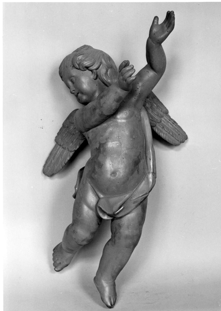 angelo (scultura, serie) - bottega piemontese (prima metà sec. XIX)