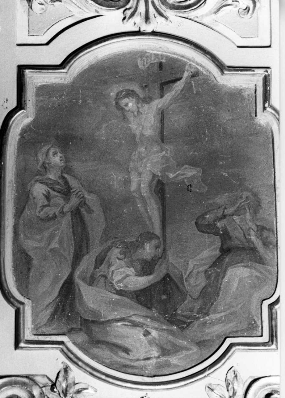 crocifissione (dipinto, elemento d'insieme) di Gaggini Giovanni Francesco (primo quarto sec. XVIII)