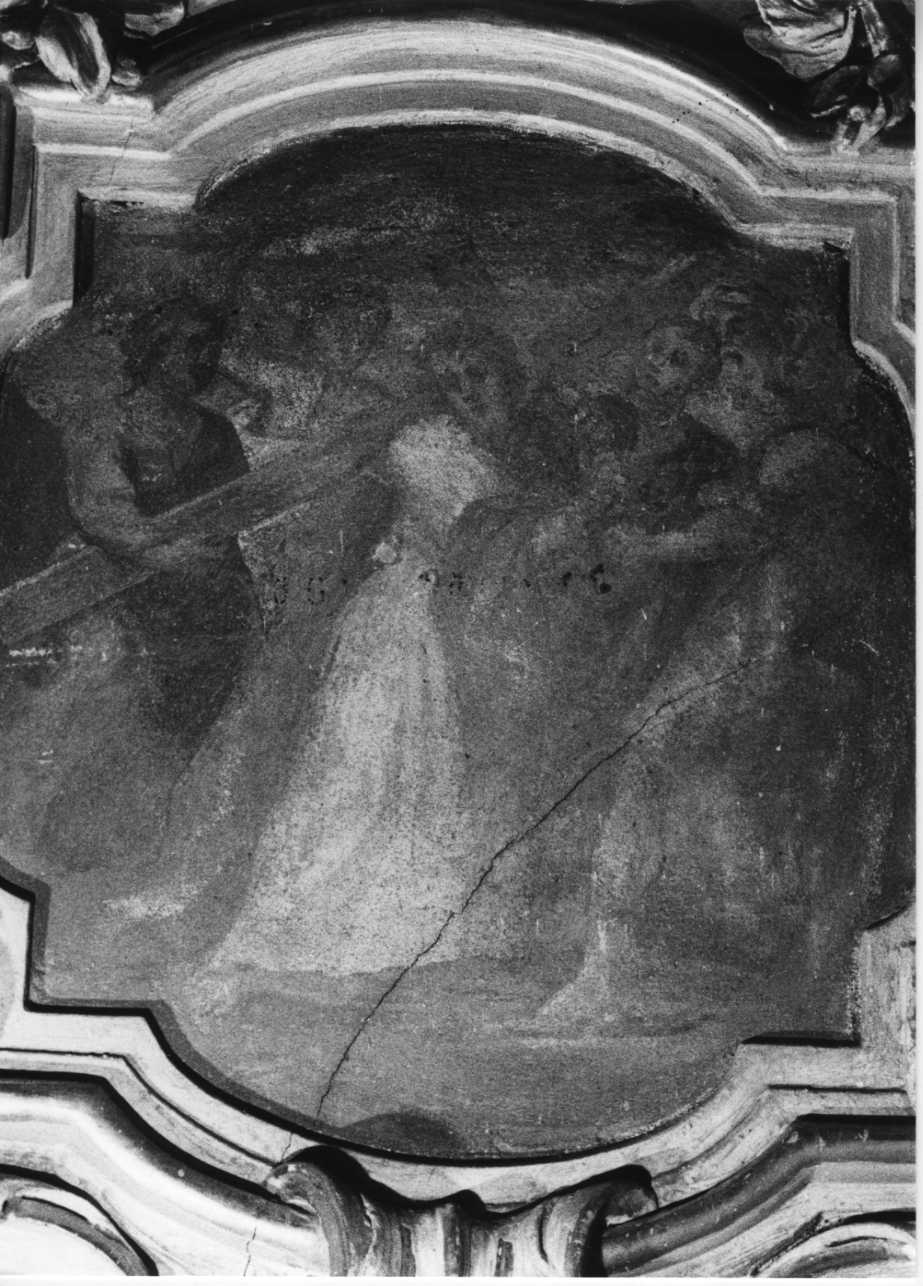 salita di Cristo al monte Calvario (dipinto, elemento d'insieme) di Gaggini Giovanni Francesco (primo quarto sec. XVIII)