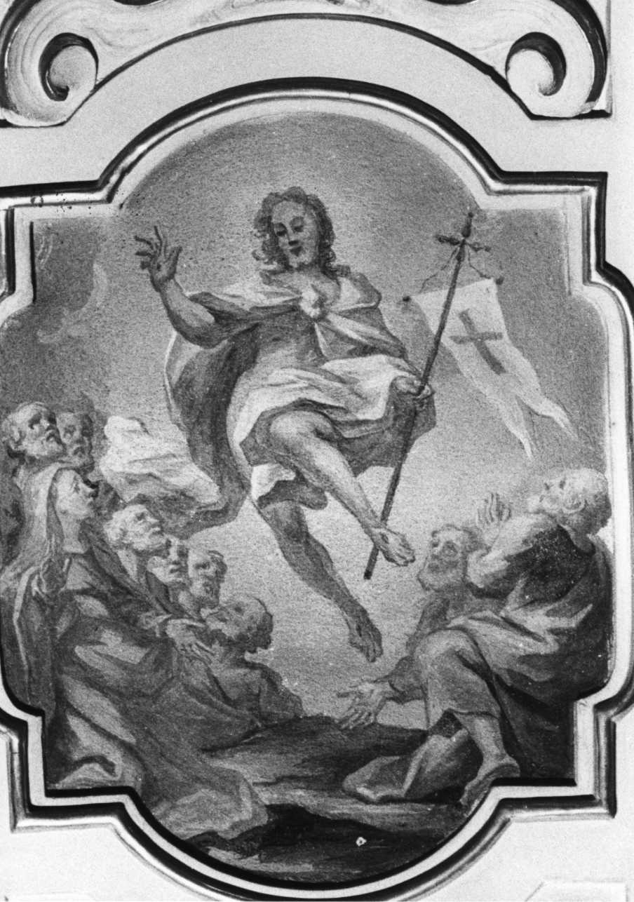 ascensione di Cristo (dipinto, elemento d'insieme) di Gaggini Giovanni Francesco (primo quarto sec. XVIII)