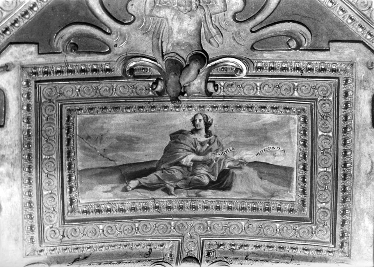 Sibilla Ellespontica (dipinto, elemento d'insieme) di Claret Giovanni (attribuito) (metà sec. XVII)