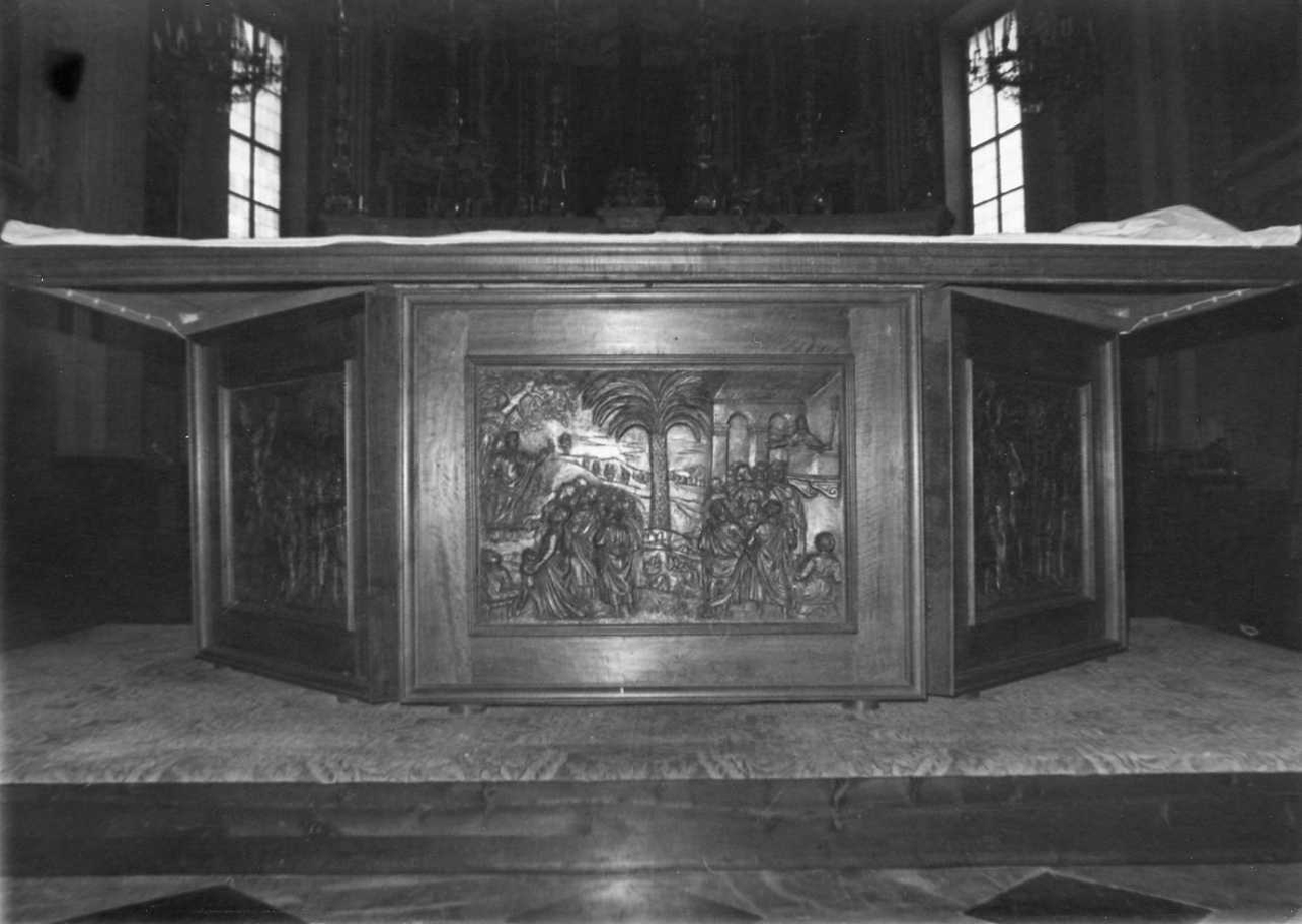 altare, insieme di Pirlato Nino, Rossi Giacomo (fine/inizio, ultimo quarto secc. XVI/ XVII, sec. XX)