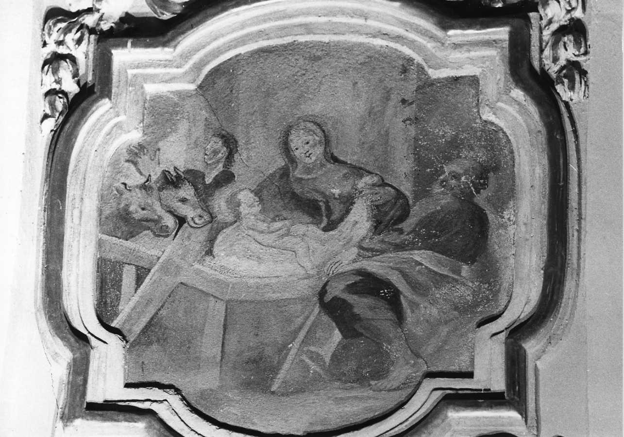natività di Gesù (dipinto, elemento d'insieme) di Gaggini Giovanni Francesco (primo quarto sec. XVIII)