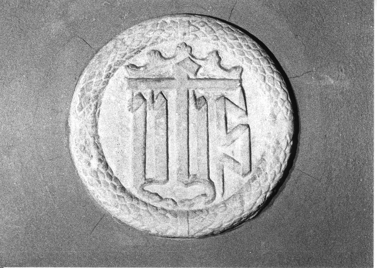monogramma cristologico (rilievo, opera isolata) - bottega piemontese (primo quarto sec. XVI)