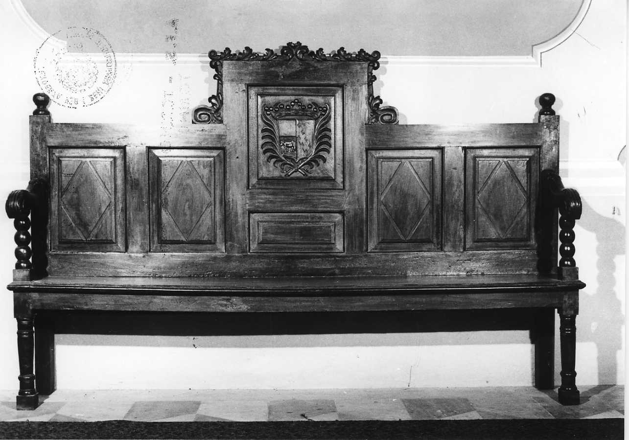banco da chiesa, opera isolata - bottega piemontese (sec. XVIII)