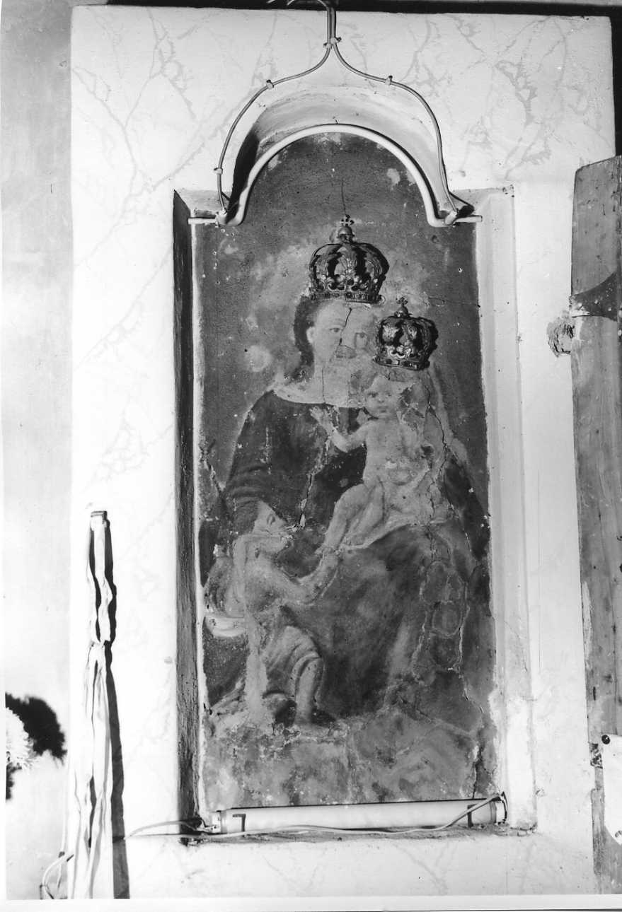 Madonna con Bambino e San Giovanni Battista (dipinto, opera isolata) - ambito piemontese (sec. XVII)