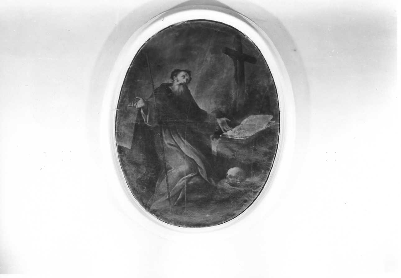 Sant'Antonio Abate eremita (dipinto, opera isolata) - bottega cuneese (metà sec. XVIII)