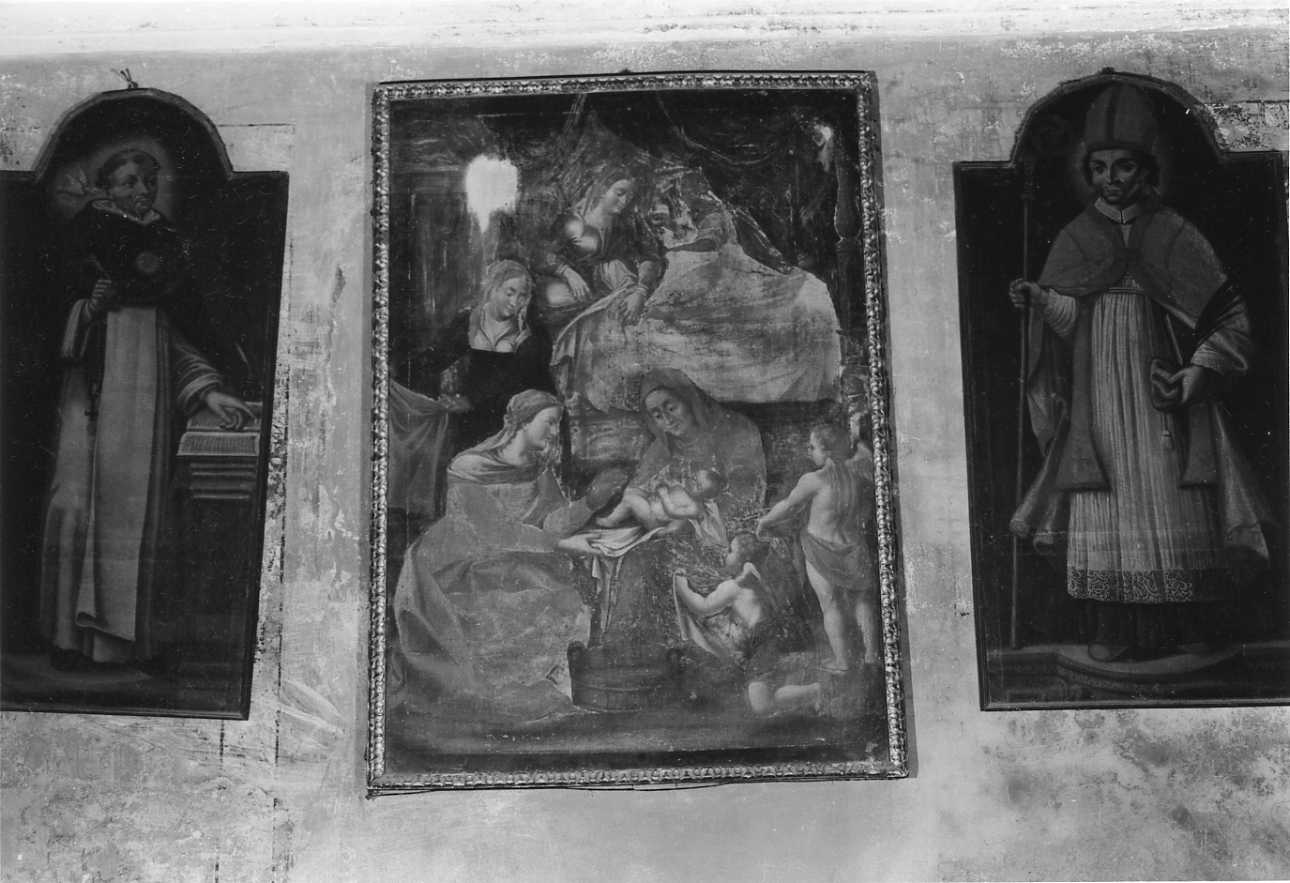 nascita di Maria Vergine (dipinto, opera isolata) - ambito piemontese (sec. XVII)