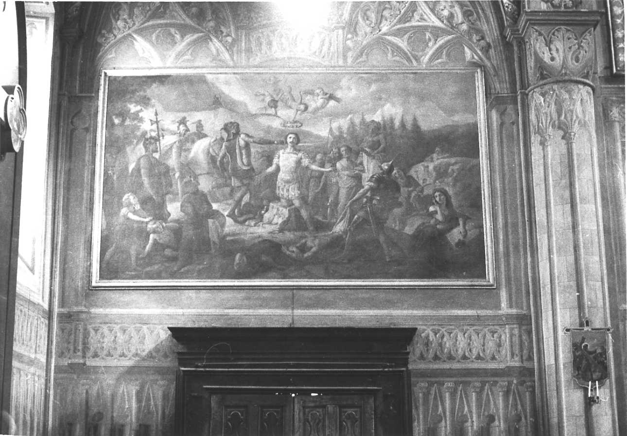 martirio di San Chiaffredo (dipinto, opera isolata) di Vinaj Andrea (terzo quarto sec. XIX)