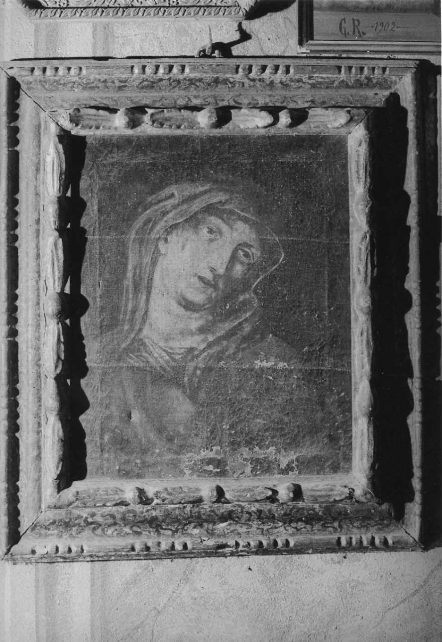 Madonna (dipinto, opera isolata) - ambito piemontese (sec. XVII)