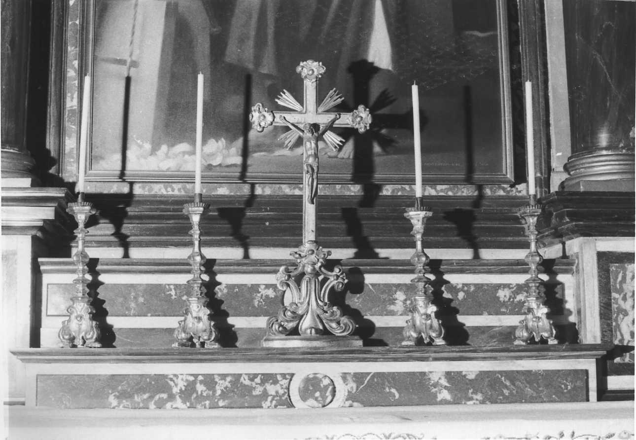 Cristo crocifisso (croce d'altare, opera isolata) - ambito piemontese (sec. XIX)
