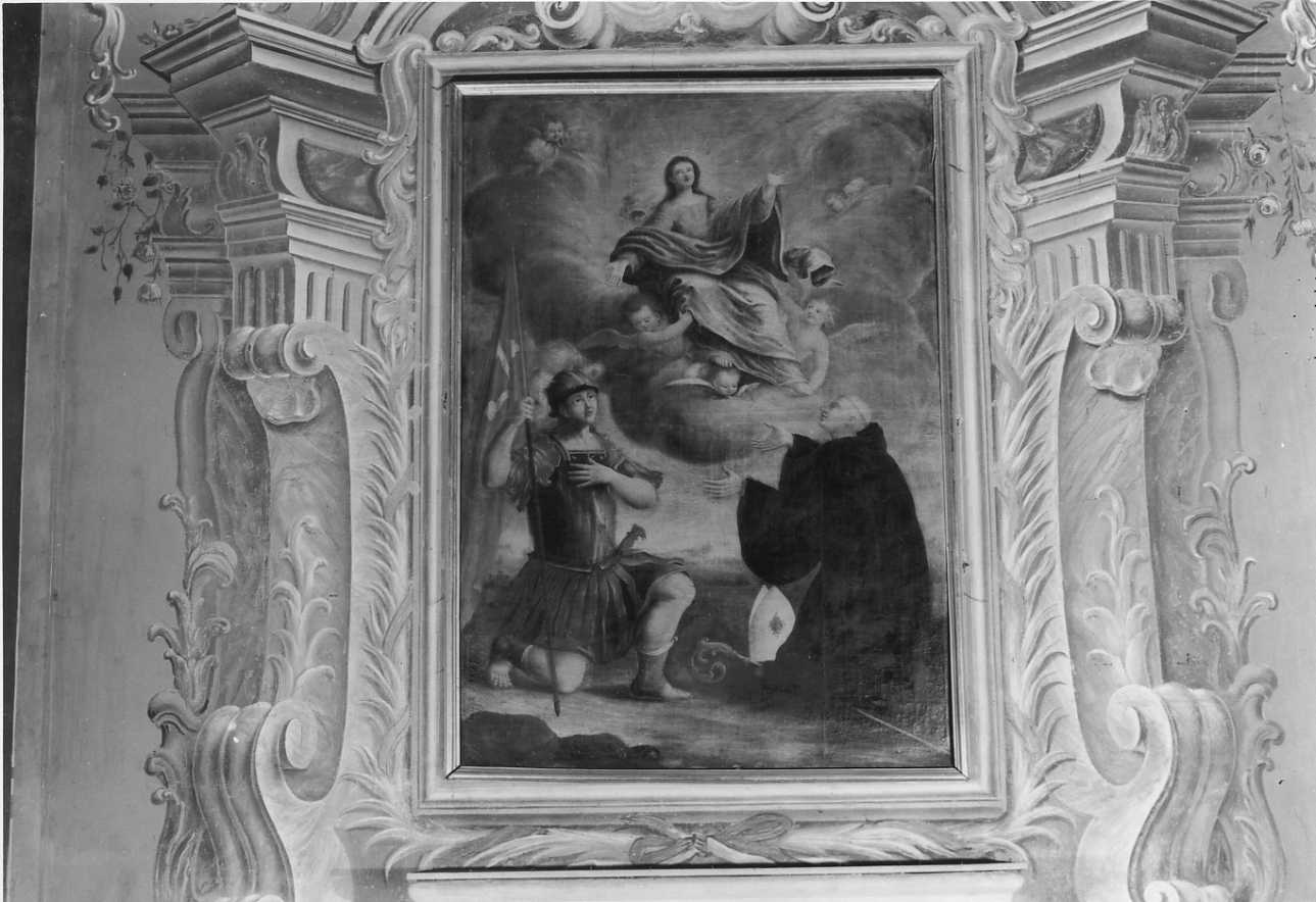 Madonna Assunta e santi (dipinto, opera isolata) di Chiapello F (primo quarto sec. XVIII)