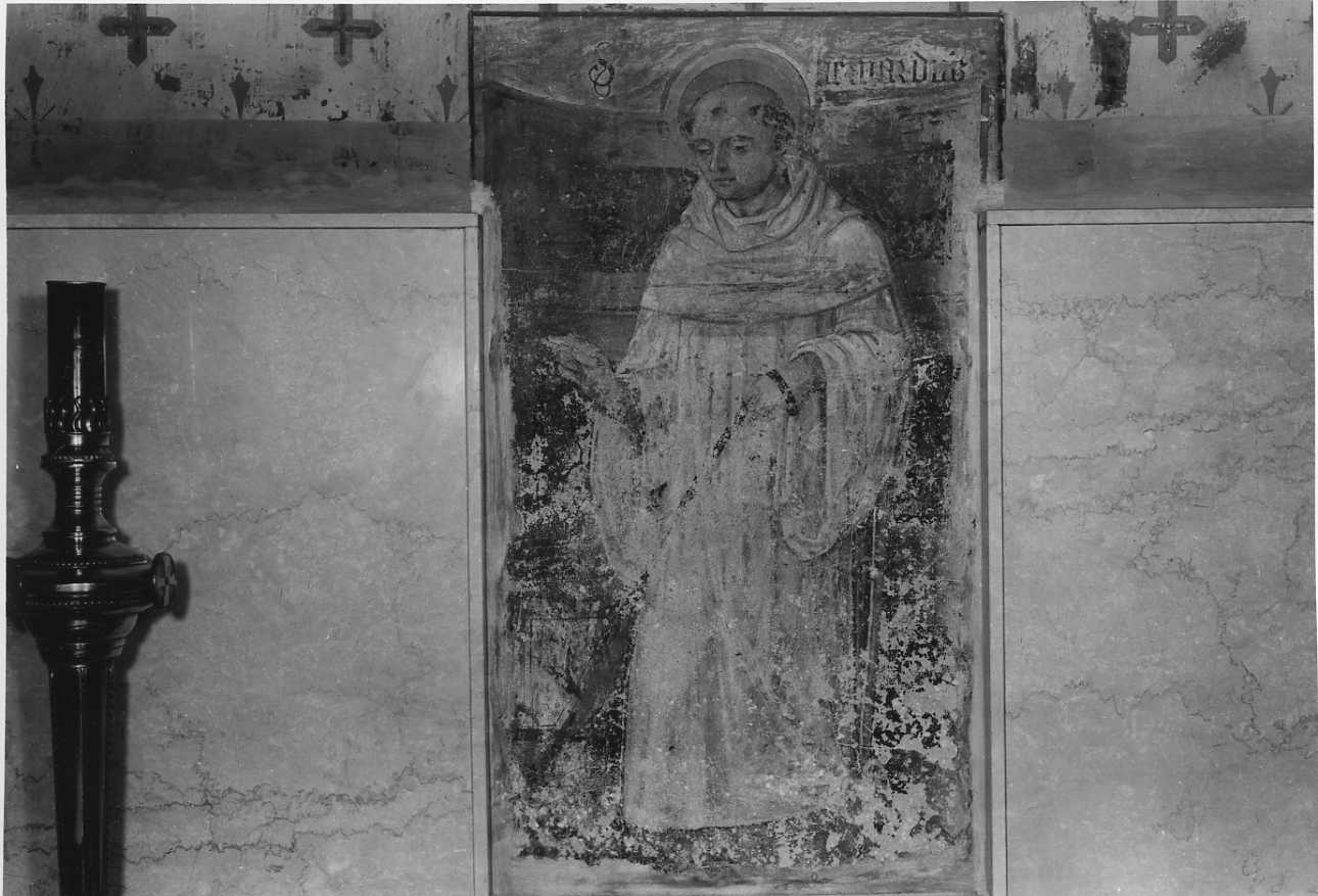 San Bernardo (dipinto, opera isolata) - bottega cuneese (inizio sec. XVI)