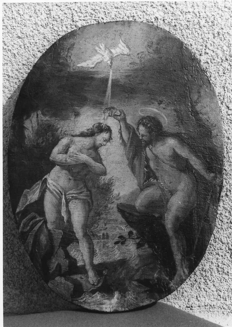 battesimo di Cristo (dipinto, opera isolata) di Burichetti Vincenzo (sec. XVIII)