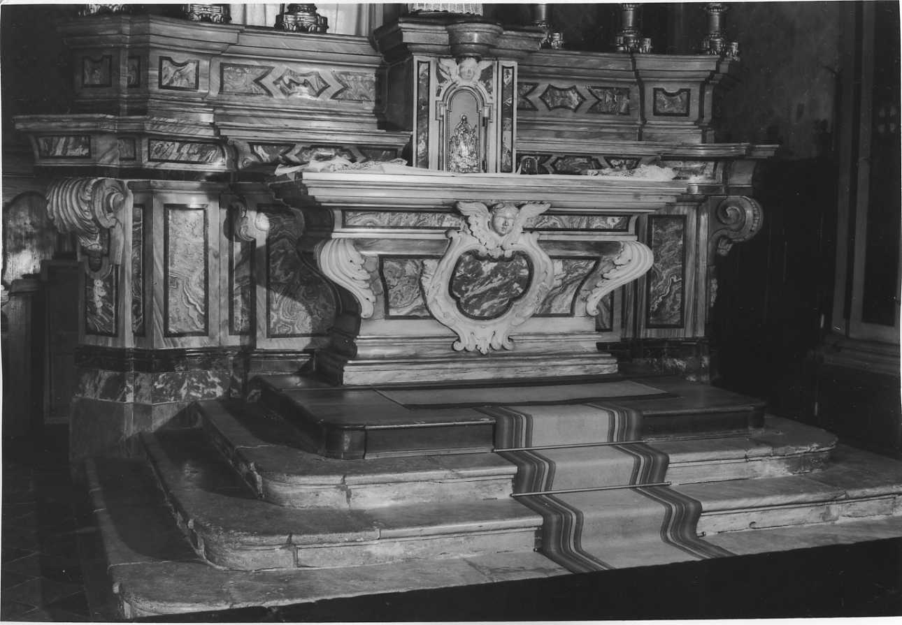 altare maggiore, opera isolata - bottega cuneese (metà sec. XVIII)