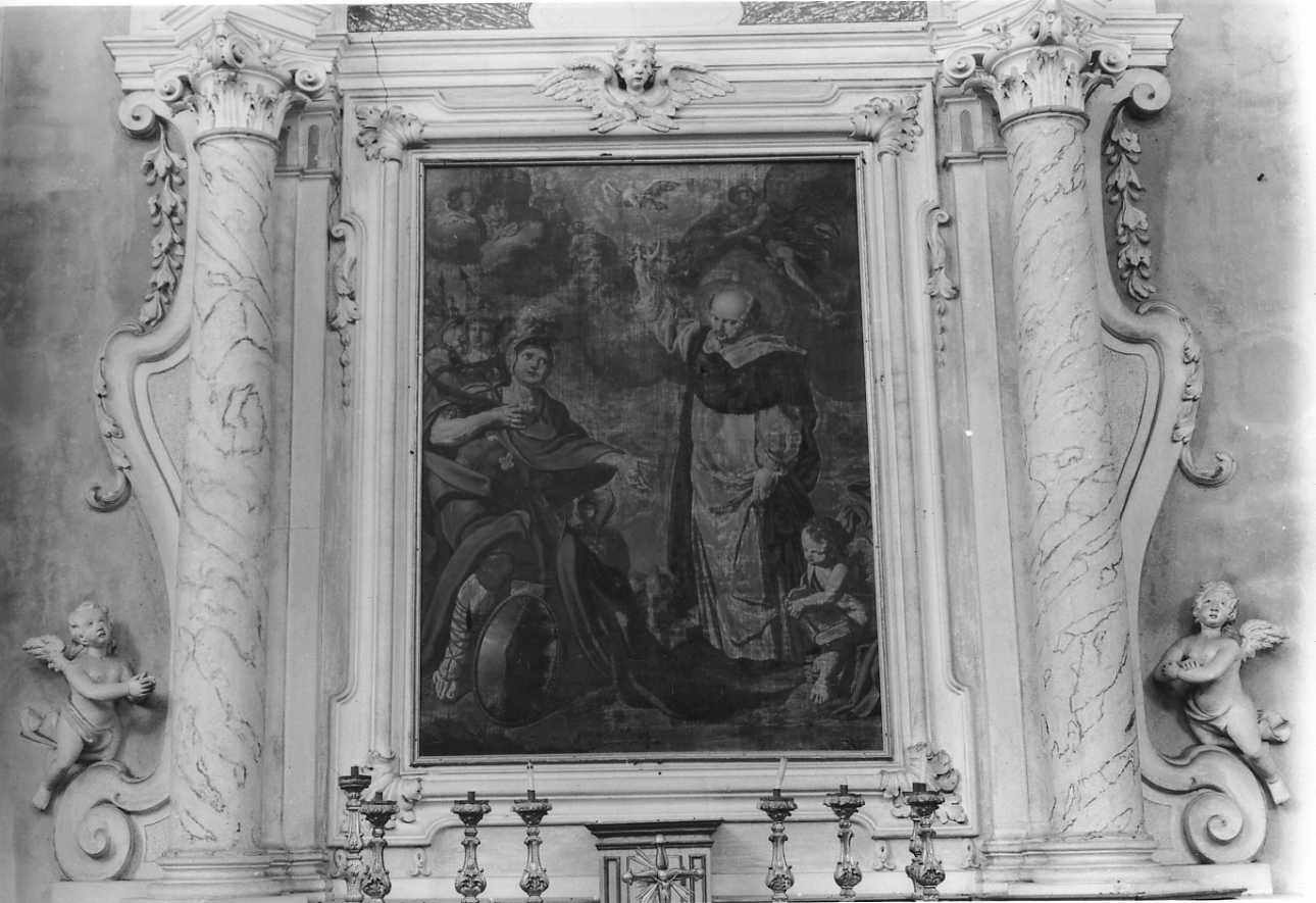 San Vincenzo Ferrer e San Maurizio (dipinto, opera isolata) di Burichetti Vincenzo (attribuito) (terzo quarto sec. XVIII)