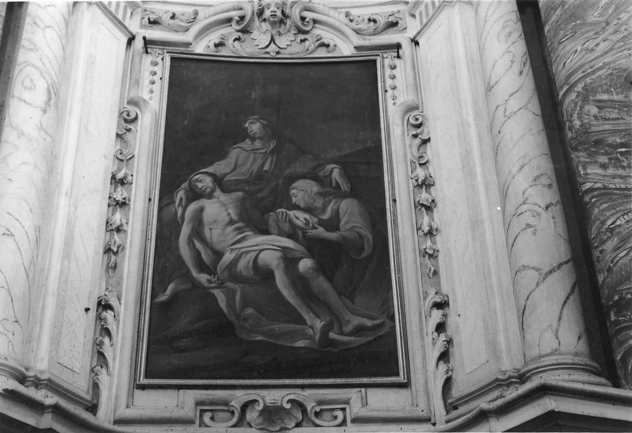 compianto sul Cristo morto (dipinto, opera isolata) - ambito piemontese (metà sec. XVIII)