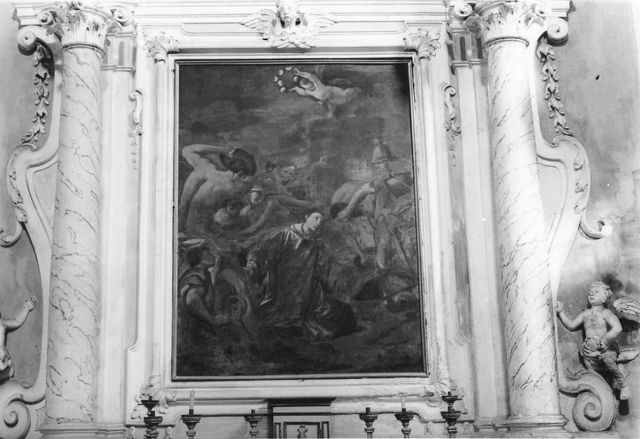 lapidazione di Santo Stefano (dipinto, opera isolata) - ambito piemontese (metà sec. XVIII)