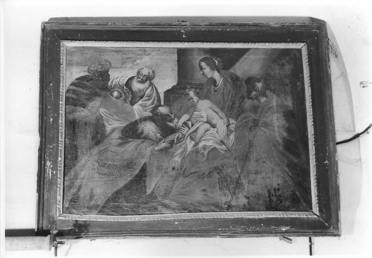 adorazione dei Re Magi (dipinto, opera isolata) - ambito cuneese (sec. XVIII)